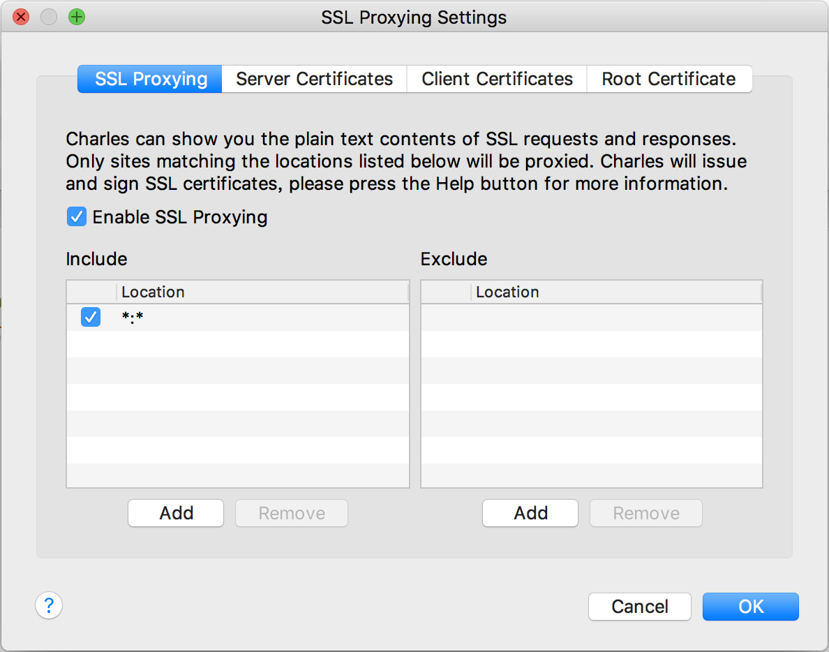 CharlesProxySSLSetting